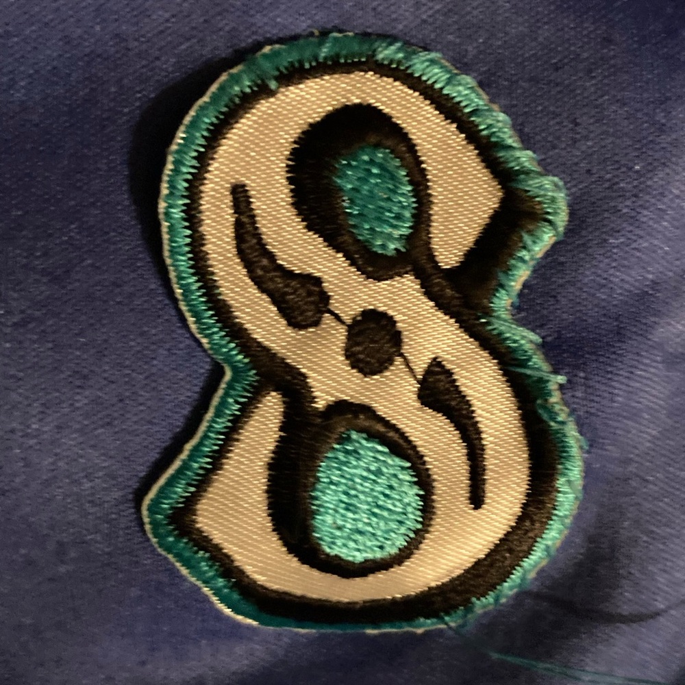 Iron on S patch